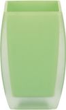 Spirella Freddo Tandenborstelhouder – Badkamertumbler en Borstelhouder voor de Badkamer – Grijs – 7 x 7 x 10,5 cm