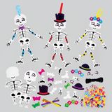 Baker Ross FX699 Skelet arm en been decoratiesets - Set van 5, Halloween Decoratie knutselpapier voor kinderen