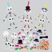 Baker Ross FX699 Skelet arm en been decoratiesets - Set van 5, Halloween Decoratie knutselpapier voor kinderen