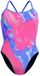 Speedo Placement Digital Turnback Maillot de bain Bleu, Rose - Taille 36