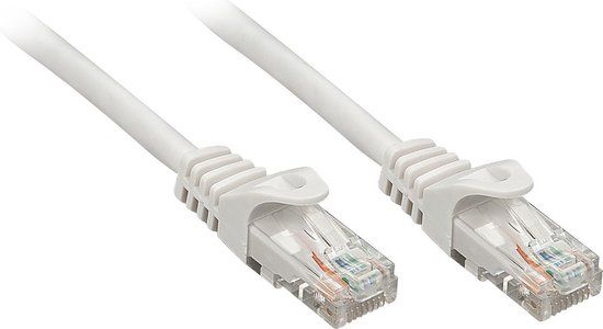 Lindy 48408 netwerkkabel 3 m Cat5e U/UTP Grijs