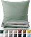 Blumtal Housse de couette Bicolore - Menthe et Gris Clair - 140 x 200 cm