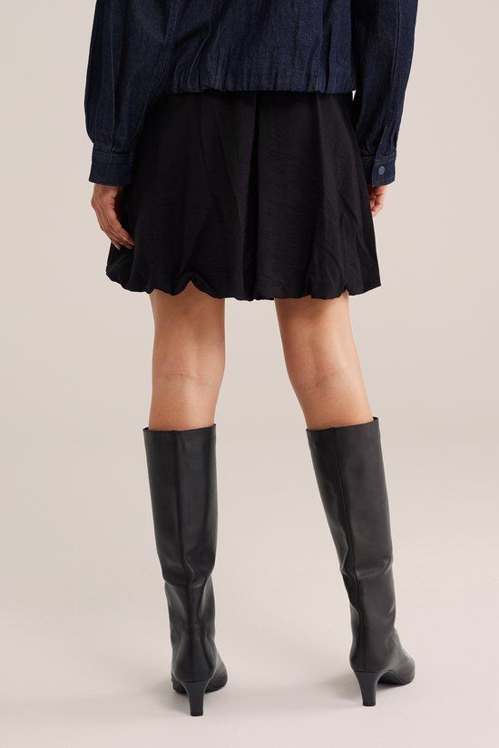 WE Fashion Dames ballonrok met elastische tailleband