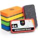 OfficeTree 6x Whiteboard Spons Magnetisch - 6 Kleuren
