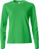 Clique Basic-T L/S Women 029034 - Appel-groen - XL