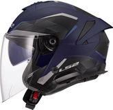 LS2 OF618 Verso II Air Navy Blauw Jethelm - Helm