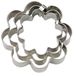 Staedter 3-delige set bloem terras cutter, zilver, 4/5/6 cm