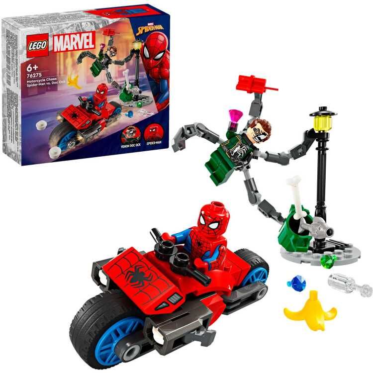 LEGO Marvel - Motorachtervolging: Spider-Man vs. Doc Ock 76275