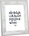 Deknudt Frames fotolijst S43RE1 - wit - zilverkleurige rand - 24x30 cm