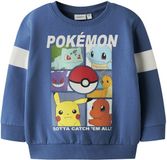 NAME IT Pull garçon NMMJUSSY POKEMON NREG SWEAT BRU NOOS SKY
