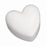 Rayher hobby materialen Piepschuim hartjes doosje - 2x stuks - 15 x 15 cm - Wit