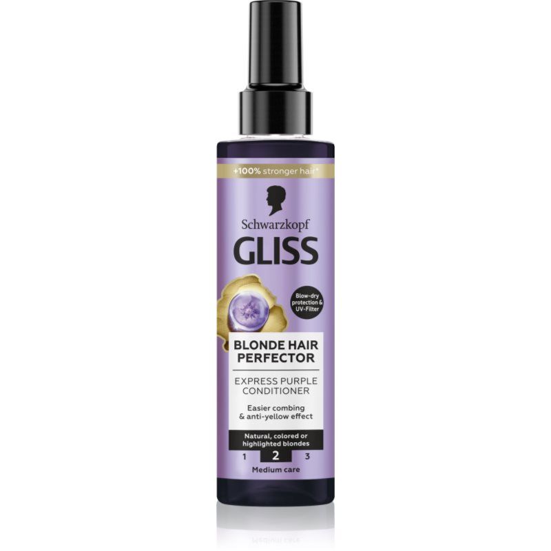 Schwarzkopf Gliss Blonde Hair Perfector Express Conditioner 200ml