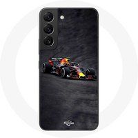 Maniacase Hoesje voor Samsung Galaxy S22 Formule 1 Max Verstappen F1 zwart rood en geel