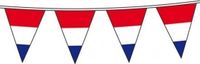 Merkloos / Sans marque Folat Bv Vlaggenlijn feest slinger Holland - 2x - Nederlandse vlag - rood wit blauw - 10 meter