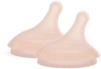 Suavinex Zero.Zero™ Flessen – Adaptive Flow (A) – Speciaal voor Borstvoeding – Ultrazachte Siliconen – 2 Stuks – +0m – Anti-Reflux – Bruin