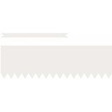 DESIGN IN Bordure De Pelouse Blanc 100 X 0.05 X 20 Cm