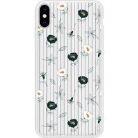 Apple Siliconen hoesje compatibel met iPhone X, Apple iPhone XS Garden Flowers