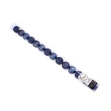 Decoris Mini kerstballen - 14x st - donkerblauw - D3 cm - kunststof
