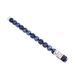 Decoris Mini kerstballen - 14x st - donkerblauw - D3 cm - kunststof
