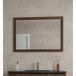 Saniclass Holz Base spiegel – 100x70 cm – Donker eiken mat