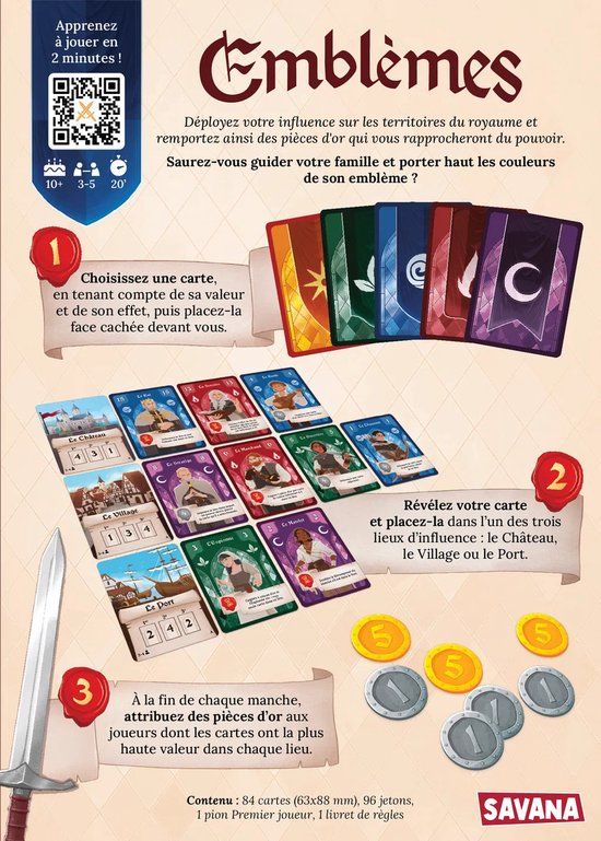 Blackrock Games EMBLEMES Bordspel