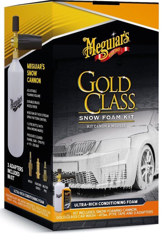 Meguiar's Snow Foam Cannon Kit - Autoshampoo - 0.47L - 4260314990954