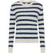 Sun68 - Bandes de câbles ronds L/s 3983 Porcelaine/bleu P. K32220