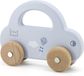 Label-Label Houten auto blauw