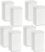 Sotech 8 St. meubelpoot Quebec 80 mm (+ 10 mm) 40 x 40 mm wit hoogteverstelbare meubelpoten van aluminium
