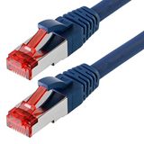 Helos Patchkabel S/FTP Cat 6 blau 2,0 m