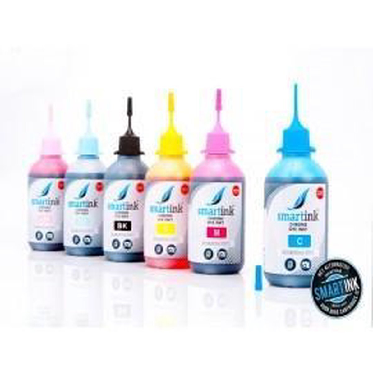 Smart ink Geschikt inkt Epson XP860 navulinkt inktflesjes 6x100 ml Huismerk