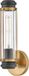 Hinkley LED Wandlamp Masthead | 1X E27 Max 40W | IP44 | Dimbaar | Heritage Brass & Black