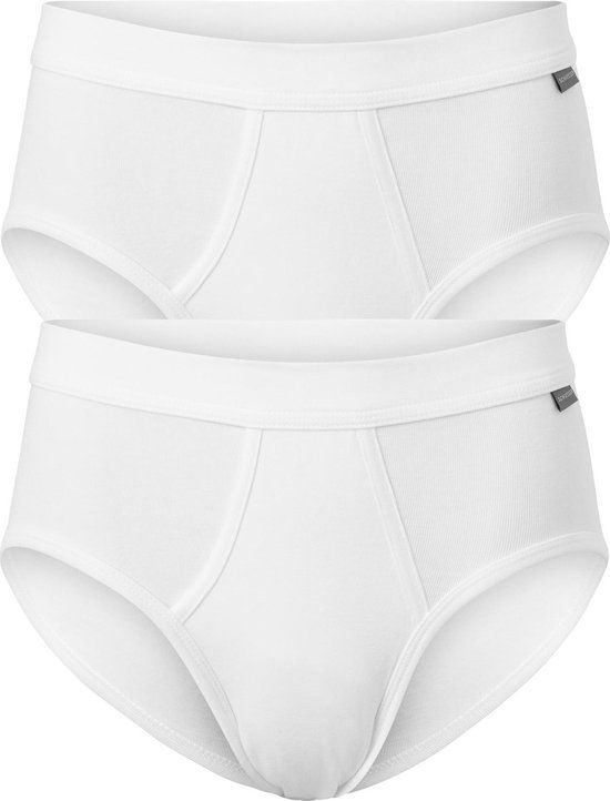 Schiesser Cotton Essentials Heren Slip - Wit - Maat M - 2 stuks