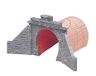 FALLER 120558 - tunnelportal voor stoomlok, 1-sporig, grijs