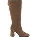 COMMA Bottes en cuir à talon bottier femme