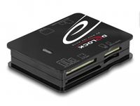 DeLOCK 91007 Geheugenkaartlezer USB 2.0 Zwart