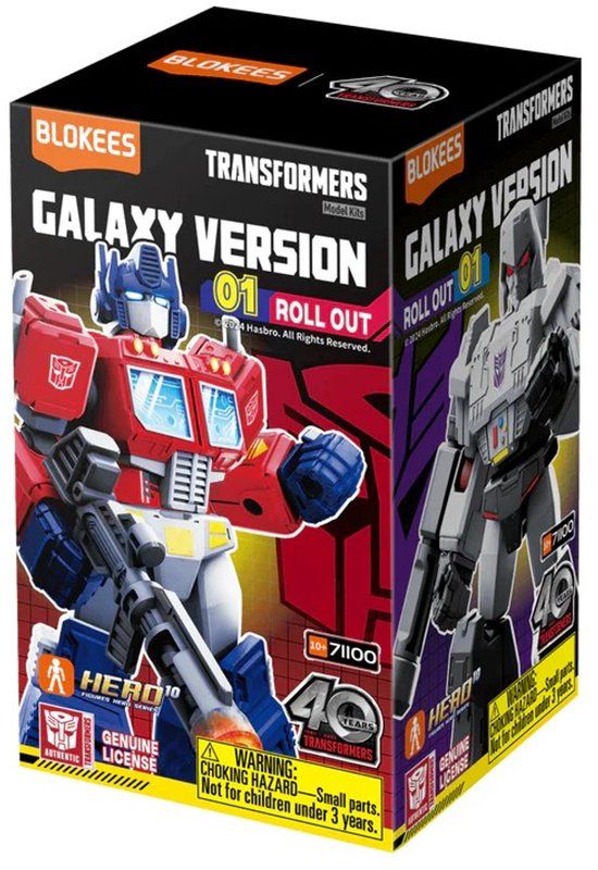 Transformers Collectie 9 Actionfiguren Galaxy Version 01 Roll Out