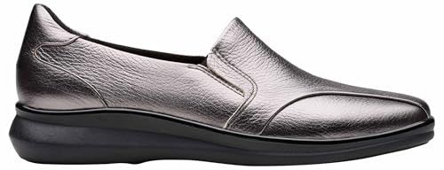 Clarks Lynell Edge Womens Pewter Metallic, 4