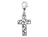 INNSPIRO Nice Charms metalen klimophanger met karabijnhaak, 15 x 25 mm, 25 u., 11x14mm., Metaal, Geen edelsteen
