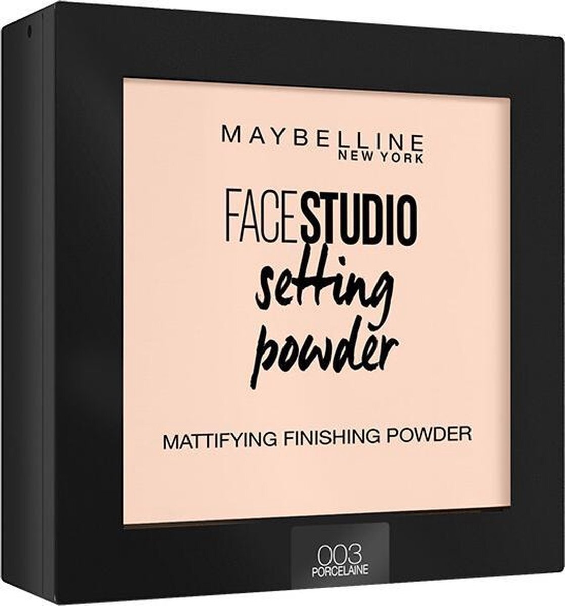 Maybelline - Face Studio Setting Powder - Matující pudr 9 g 003 Porcelaine -