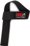 Gorilla Wear Non-Gevoerde Lifting Straps Zwart/Rood
