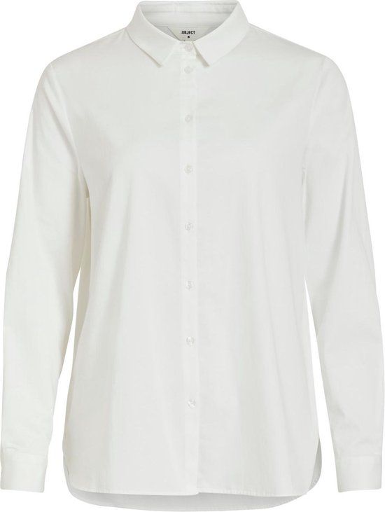 Object Blouse Objroxa L/s Loose Shirt Noos - White - W36
