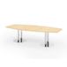 Hammerbacher table de réunion ton avec pied colonne - 280x130 cm