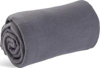 World's Wolf Essentials World's Best Cozy Soft Microfleece reisdeken, 127 x 152 cm, antraciet