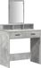 vidaXL Kaptafel Beton Grijs 79 x 41 x 140 cm Bewerkt hout