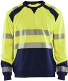 Blåkläder Sweatshirt High Vis 3541-2528 - High Vis Geel/Marineblauw - XXXL