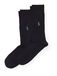 Polo Ralph Lauren RIB EGYPTIAN-SOCKS-2 PACK bleu foncé chaussettes