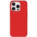 Apple iPhone 16 Pro Siliconen Matte Hoesje - Rouge