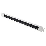 RS PRO 1U kabelinvoerplaat voor gebruik met 19 inch 483 mm x 10 mm x 1 uinch, staal