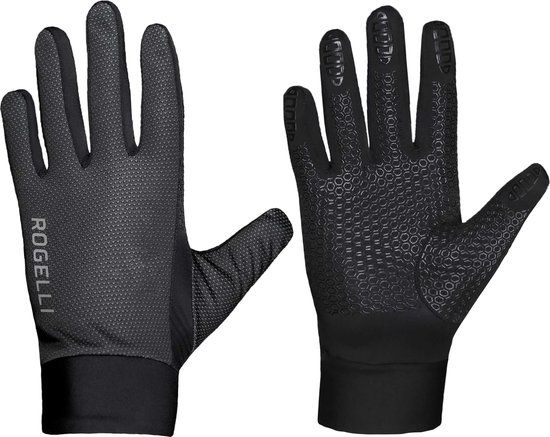 Rogelli Laval Fietshandschoenen Heren - Wielrenhandschoenen - Zwart - Maat S